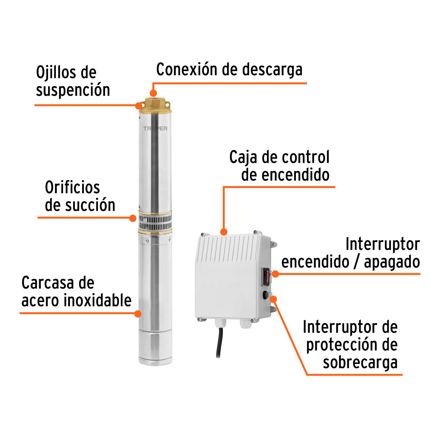 Bomba sumergible tipo bala 4
