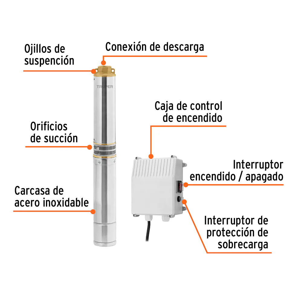 Bomba sumergible tipo bala 4