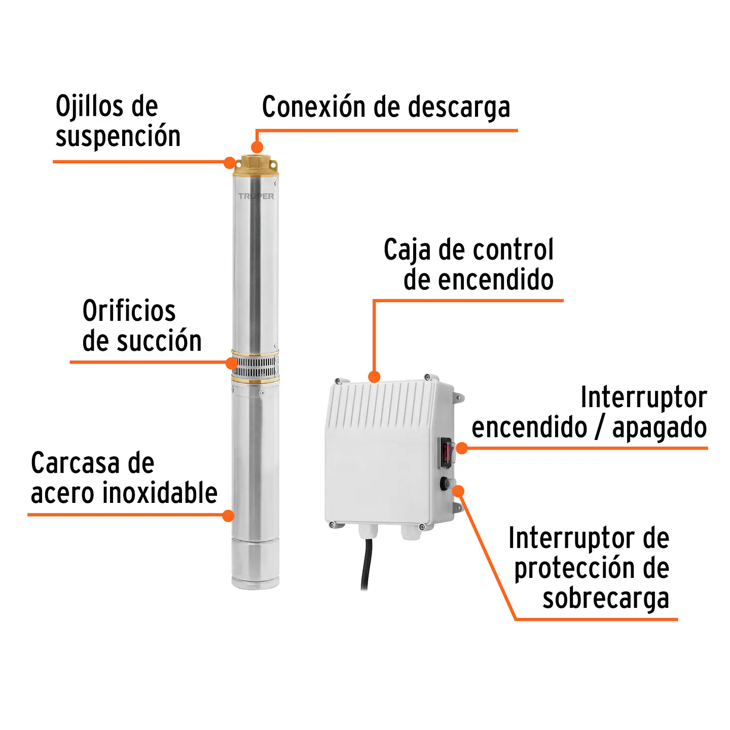 Bomba sumergible tipo bala 4