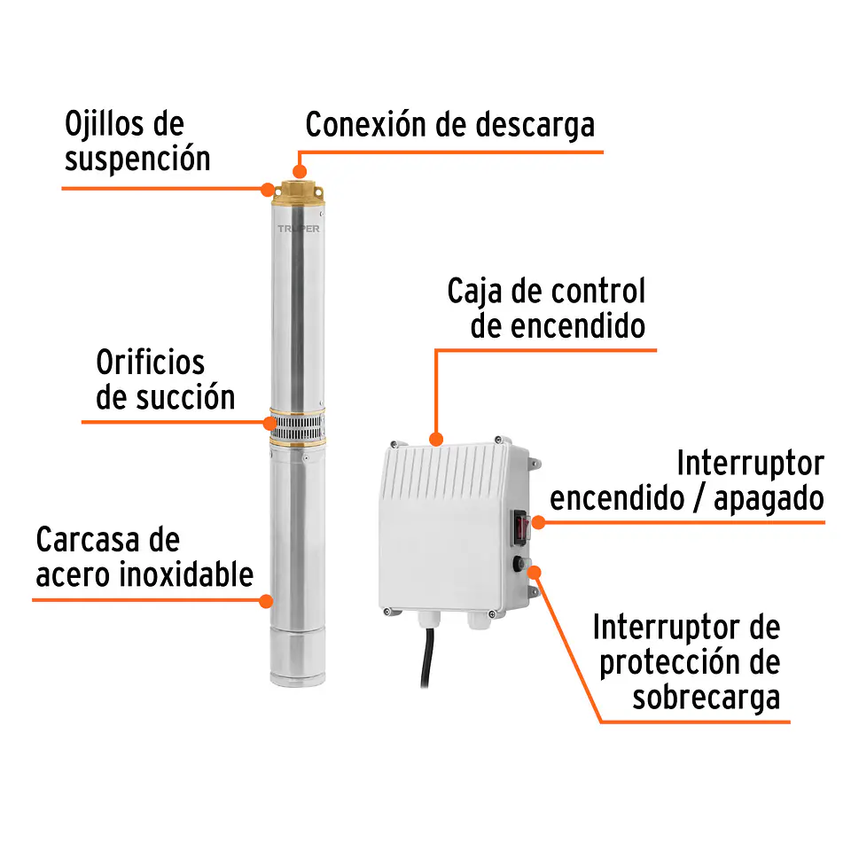 Bomba sumergible tipo bala 4