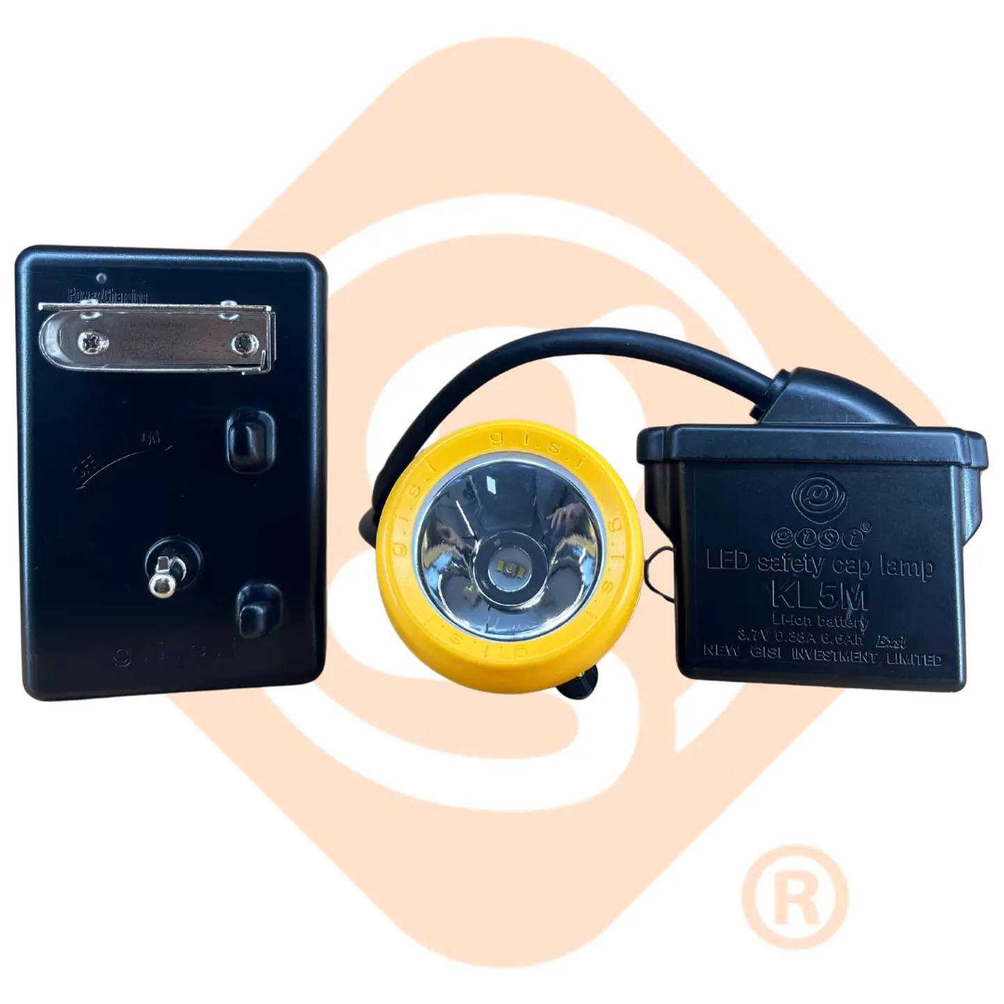 Lampara kL8 amarilla marca gisi 2