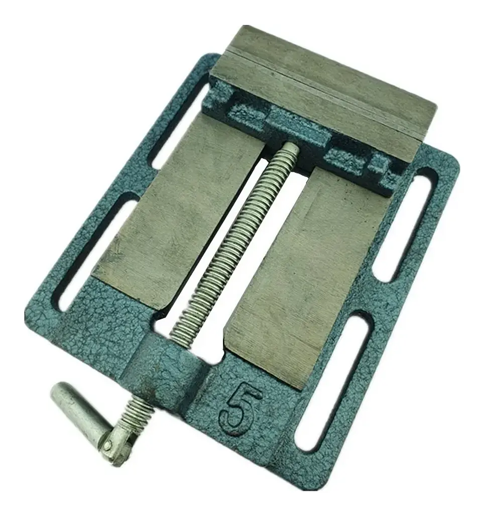 Prensa Plana Morsa Para Taladro Fijación 5 Pulgadas Crownman 1