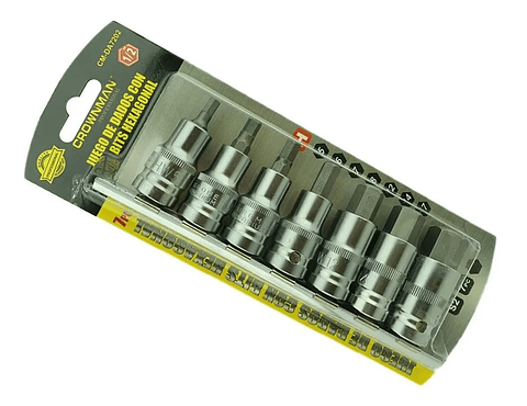 Set Kit Juego De Dados Macho Allen 7 Piezas Crownman