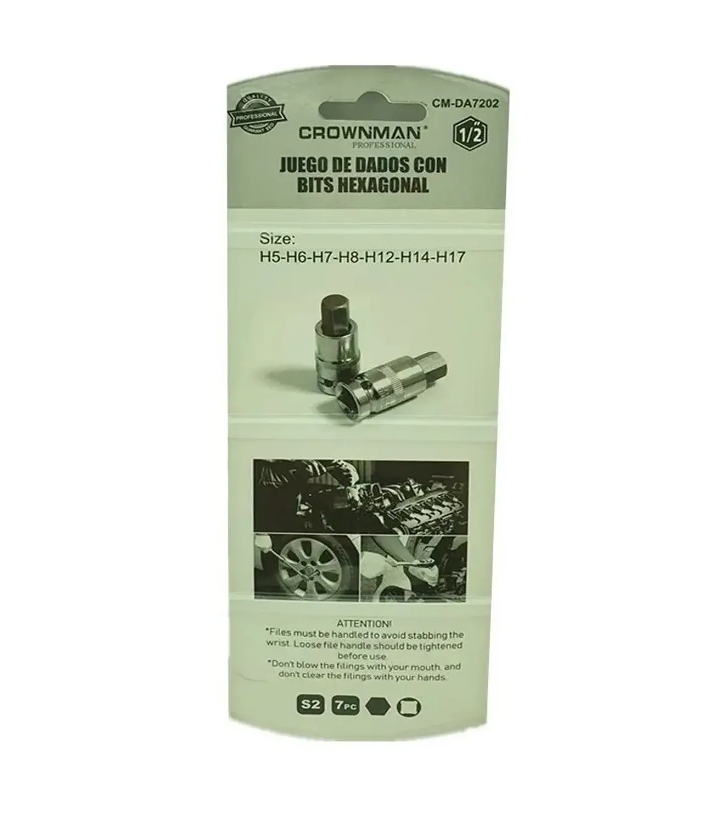 Set Kit Juego De Dados Macho Allen 7 Piezas Crownman 2