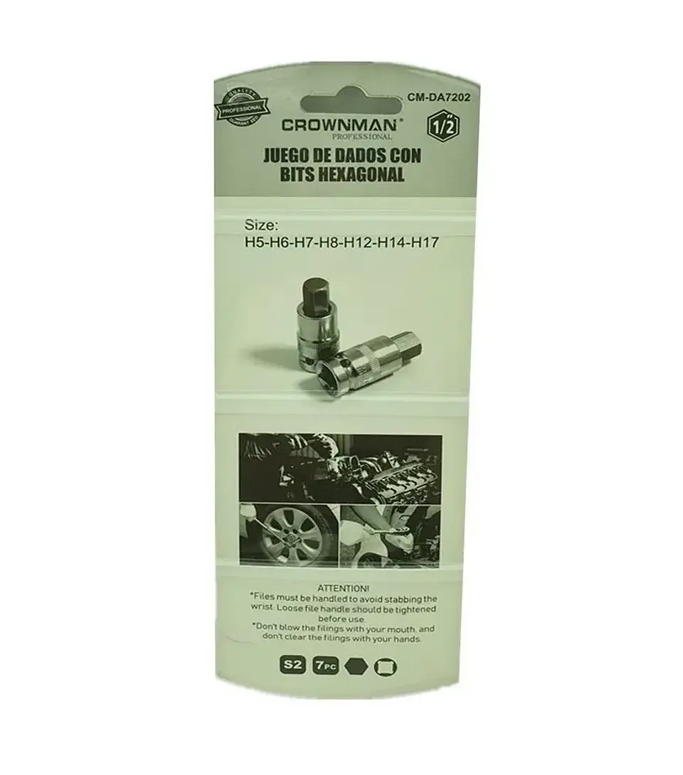 Set Kit Juego De Dados Macho Allen 7 Piezas Crownman 2