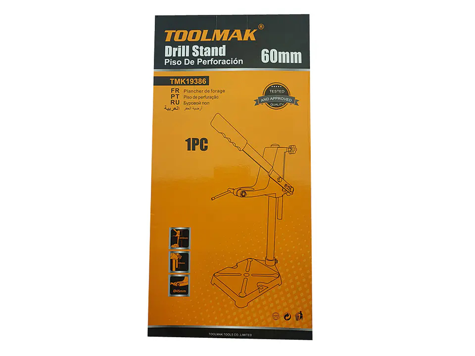 Soporte Pedestal Porta Taladro 45 Cm Toolmak 2