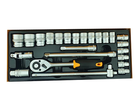Set Juego Dados Hexagonales 1/2 24 Piezas Toolmak Tmk19524