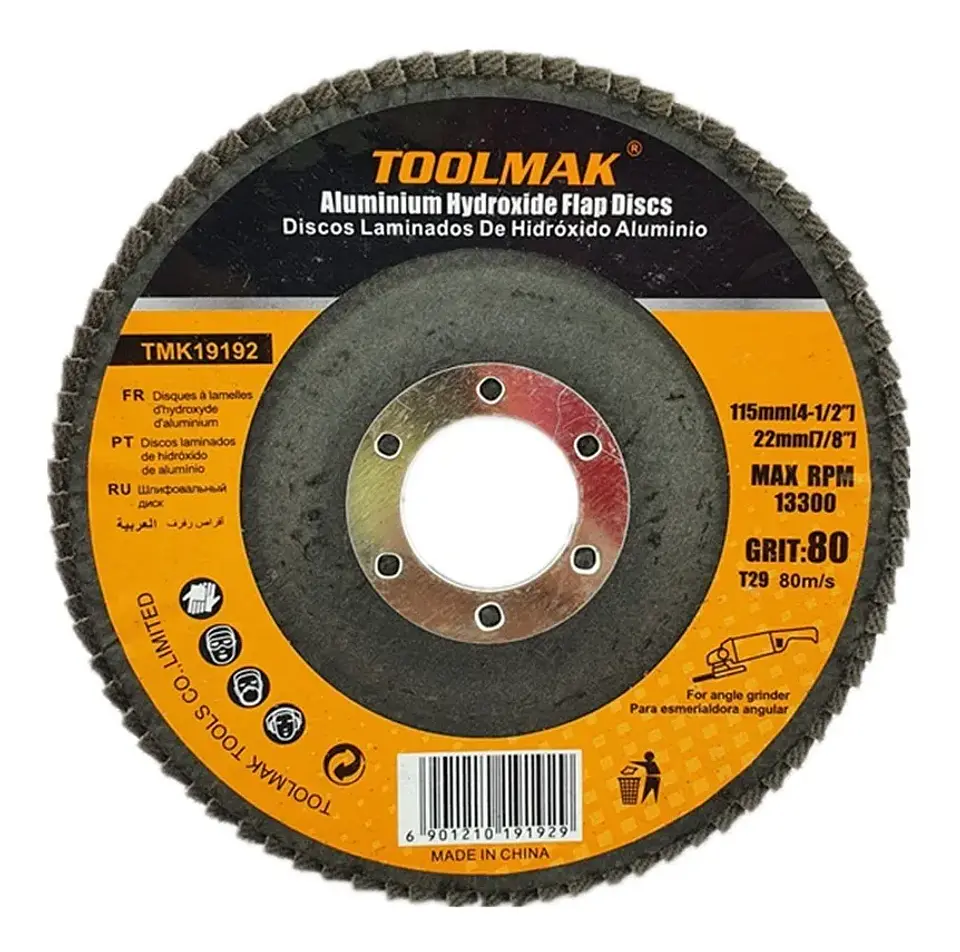 Disco Lijas Pulir Traslapado Laminados Madera 5 Und Toolmak 1