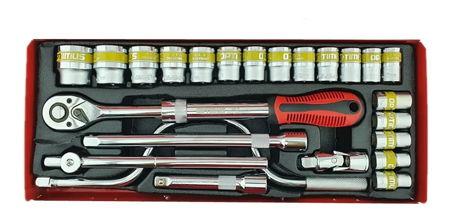 Juego Dados Hexagonales Chicharra 1/2 Extensible 24 Piezas 3