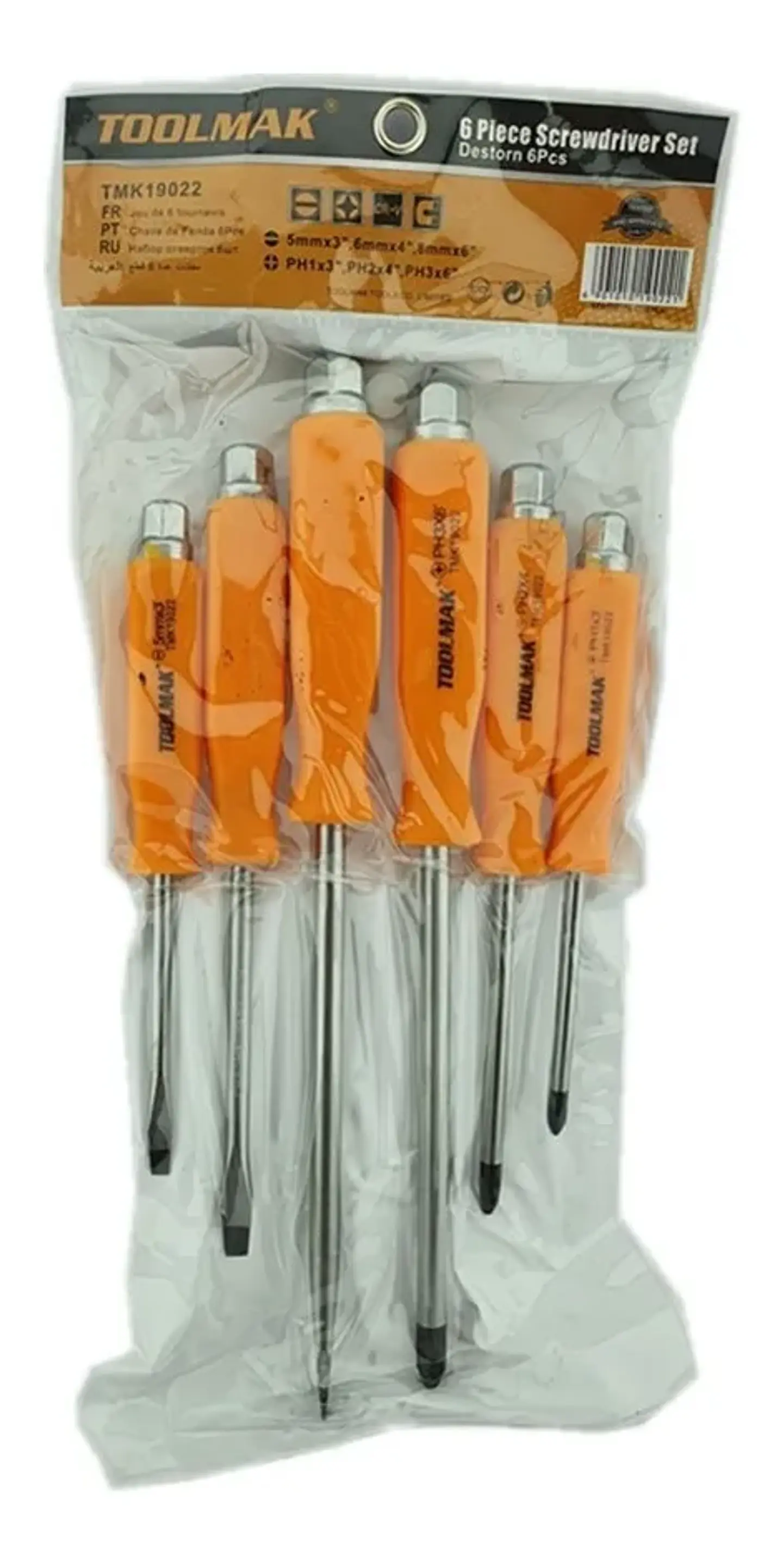 Set Kit Juego De Destornilladores De Golpe 6 Piezas Toolmak 2