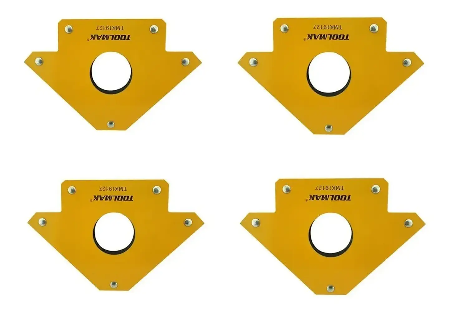 Pack 4 Escuadra Magnetica 25 Lbs Para Soldar Toolmak 1