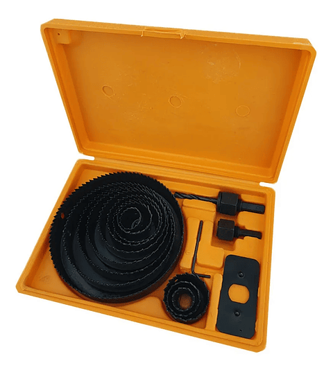 Juego de Sierra Copa Para Madera 16 Piezas Toolmak