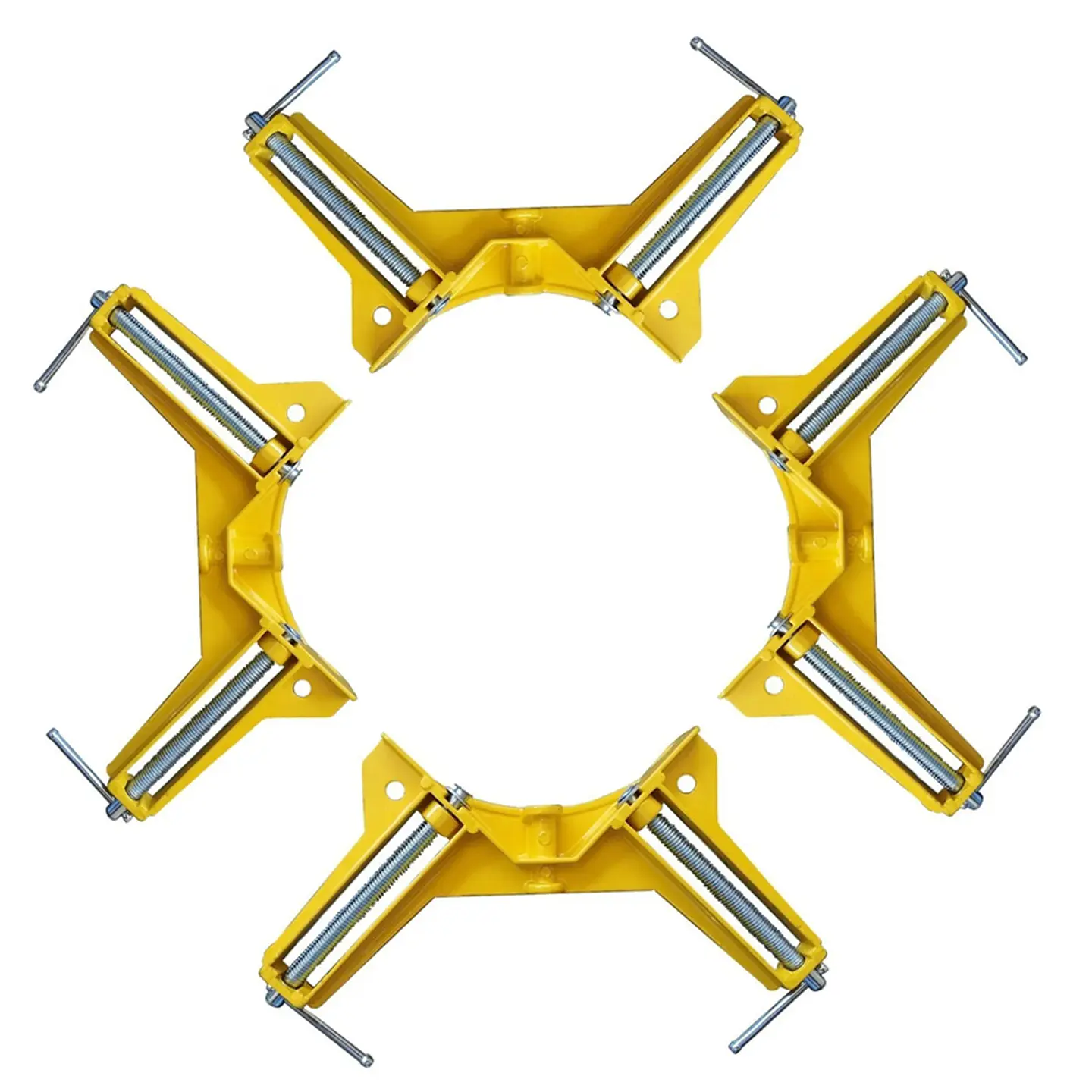 Pack 4 Prensa Esquina Esquinera Para Madera Toolmalk 1