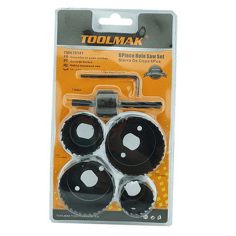 Juego De Hoja De Sierra Copas Para Madera 6 Piezas Toolmak