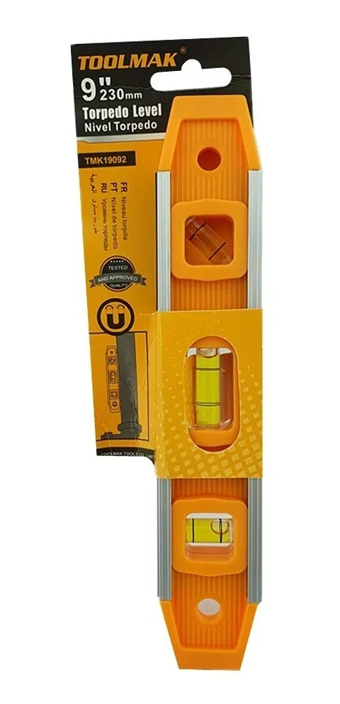 Nivel Torpedo Magnético 9 Pulgadas Toolmak
