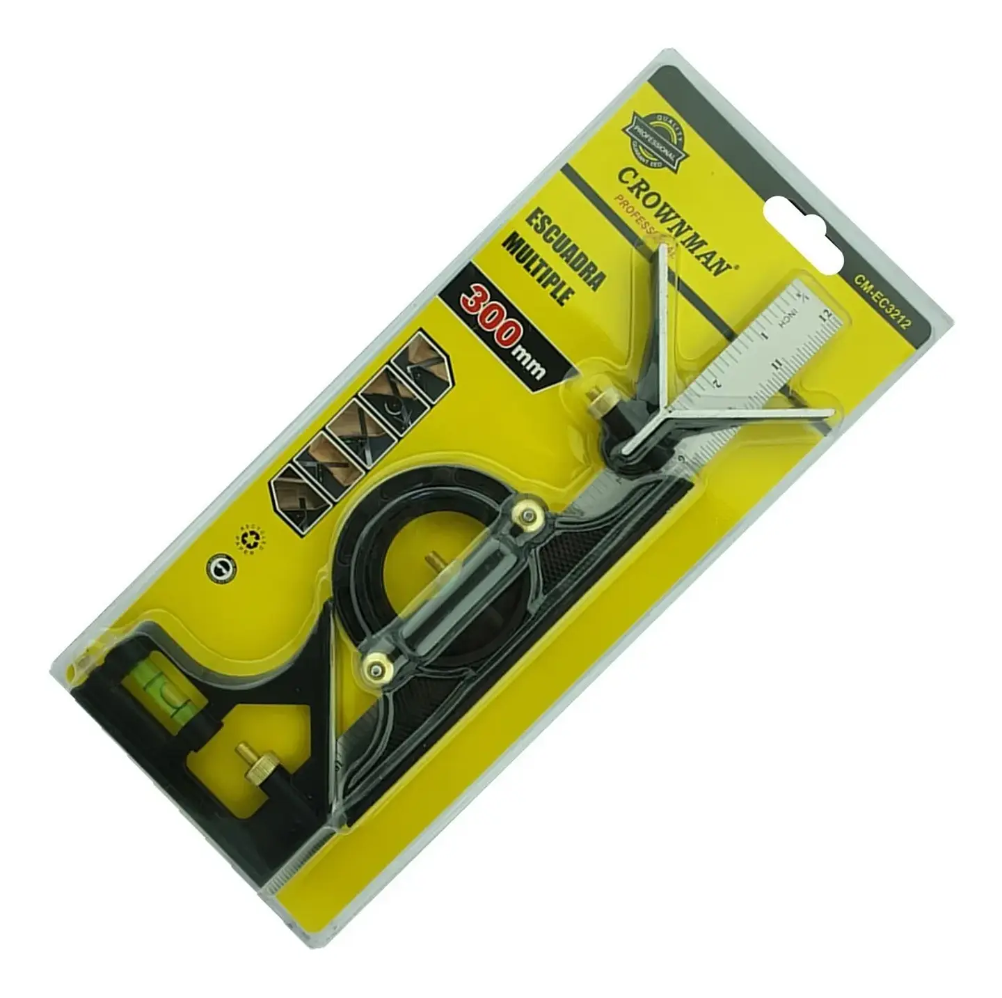 Escuadra Multiple Multiuso Combinada 300mm Crownman 1