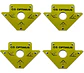 Pack 4 Escuadra Magnetica 50 Lbs 4 Pulgadas Optimus - Miniatura 1