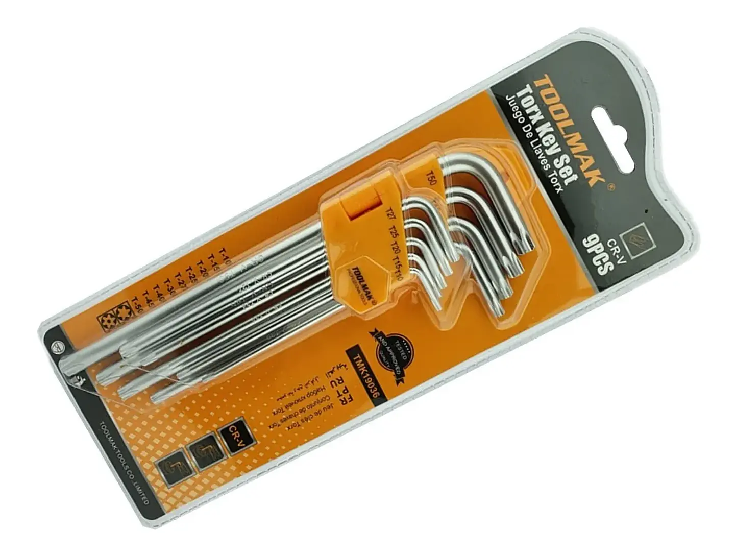 Juego De Llaves Allen Punta Estrella Toolmak 9 Piezas 1