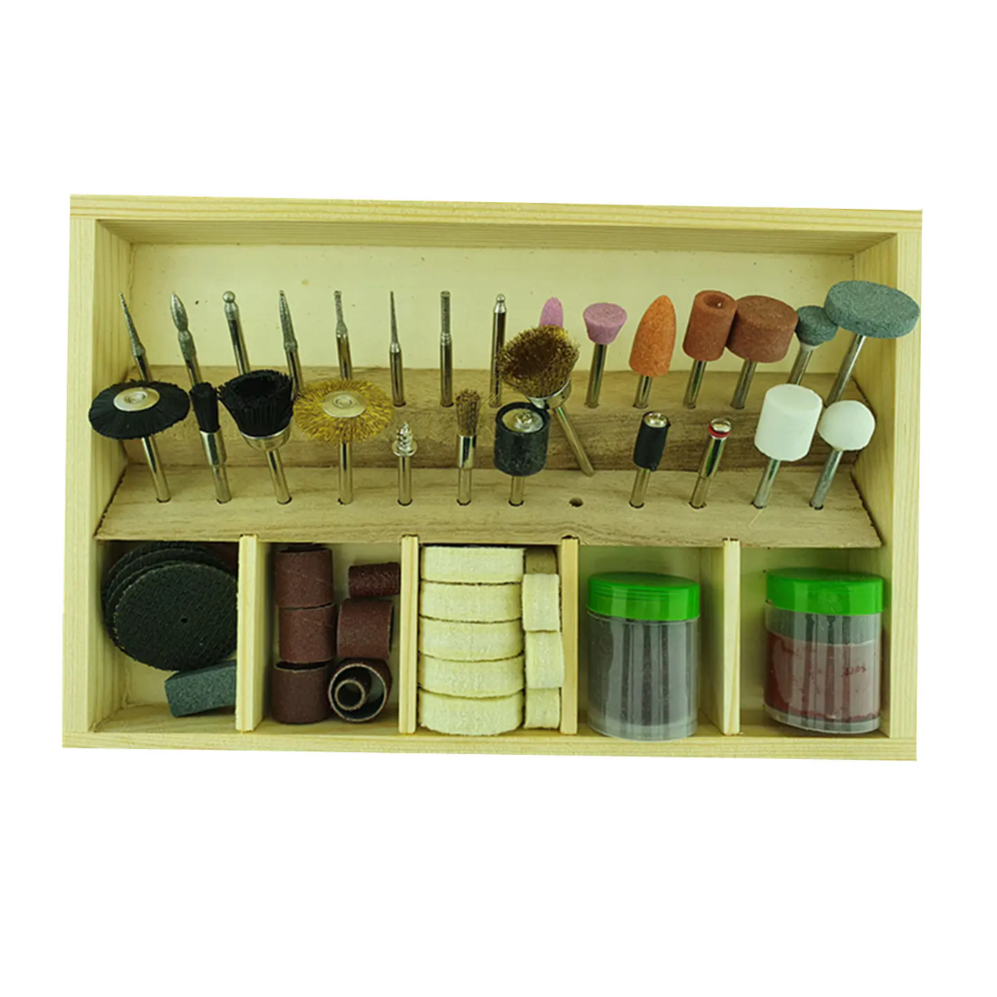 Kit De Accesorios Para Mini Torno Tipo Dremel 100 Piezas Toolmak 2