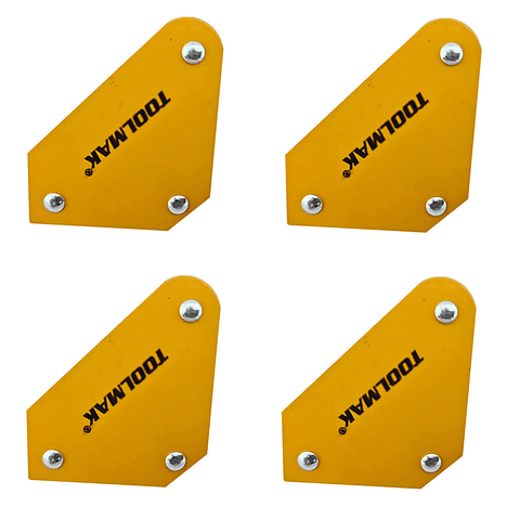 Kit Juego 4 Mini Escuadras Magneticas 10 Lbs Para Soldar Tmk