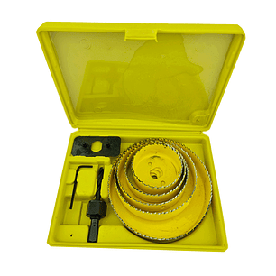 Juego Hoja Broca Sierra Copa Para Madera 8 Piezas Crownman