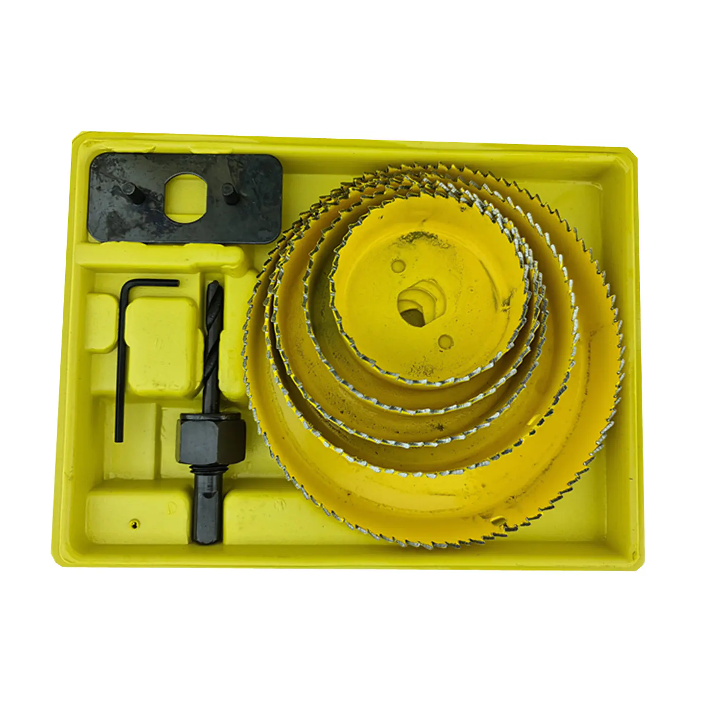 Juego Hoja Broca Sierra Copa Para Madera 8 Piezas Crownman 2