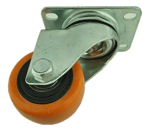 Rueda Naranja Giratoria 2.5 Pulgadas