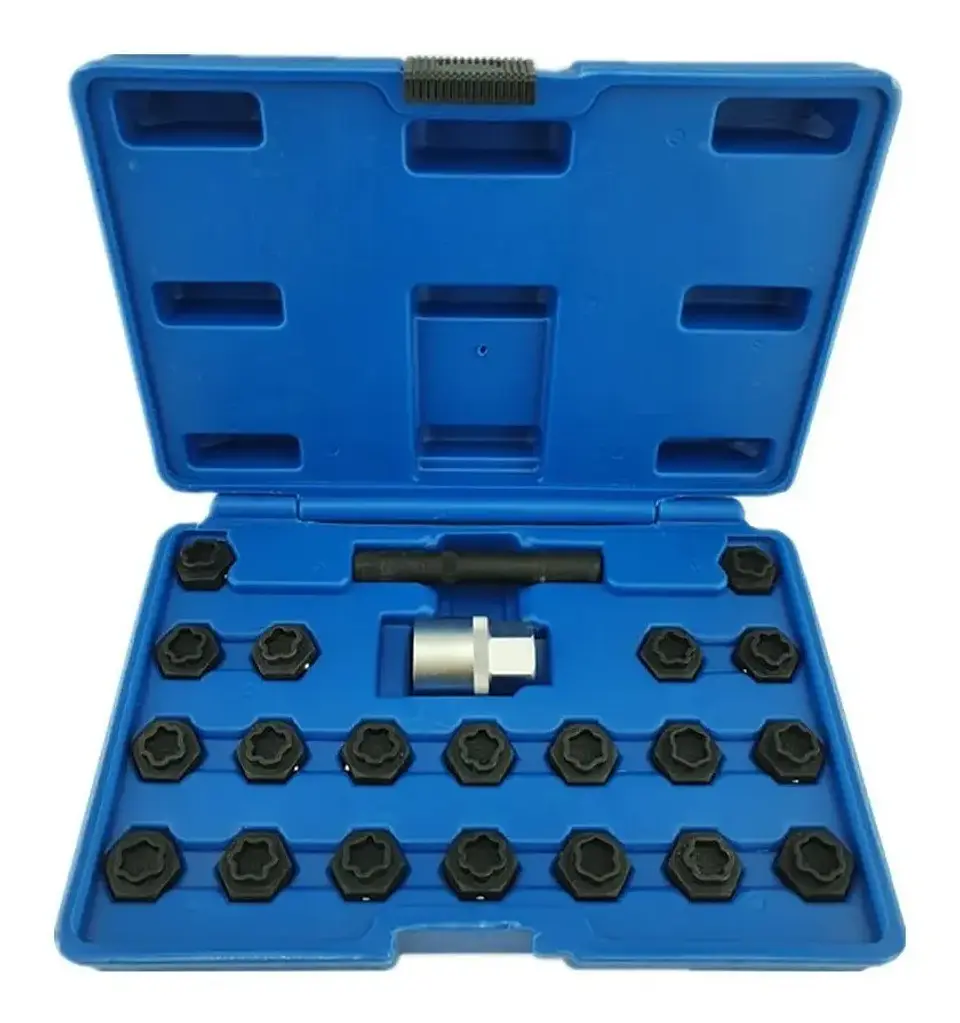 Kit Extraccion Tuerca Bloqueo Seguridad Antirrobo Bmw 22 Pcs 1