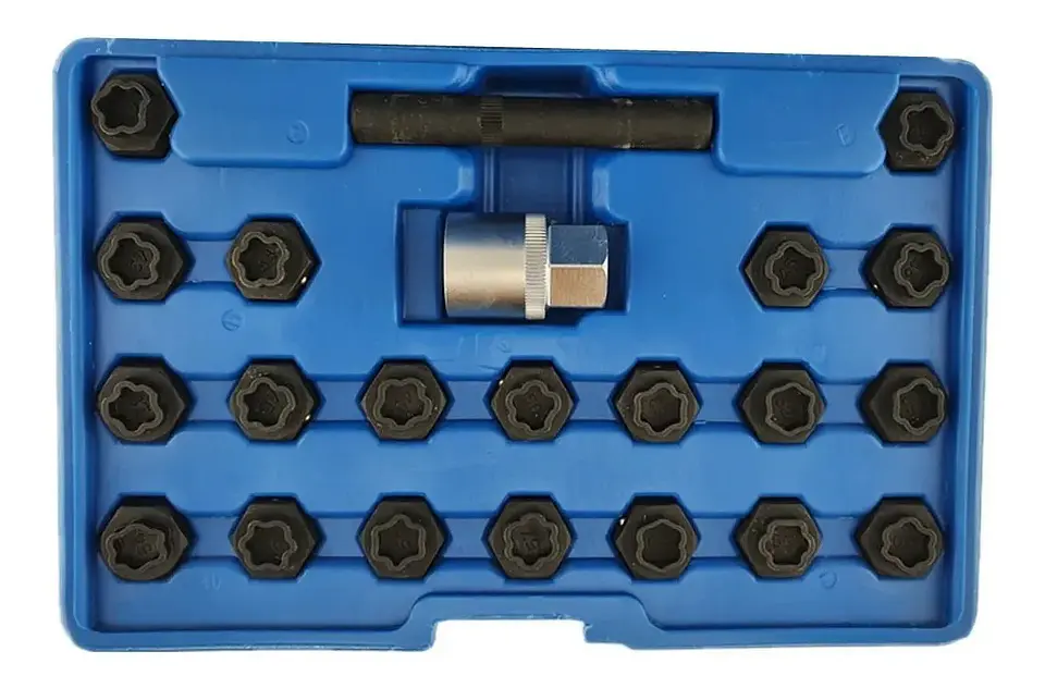 Kit Extraccion Tuerca Bloqueo Seguridad Antirrobo Bmw 22 Pcs 3