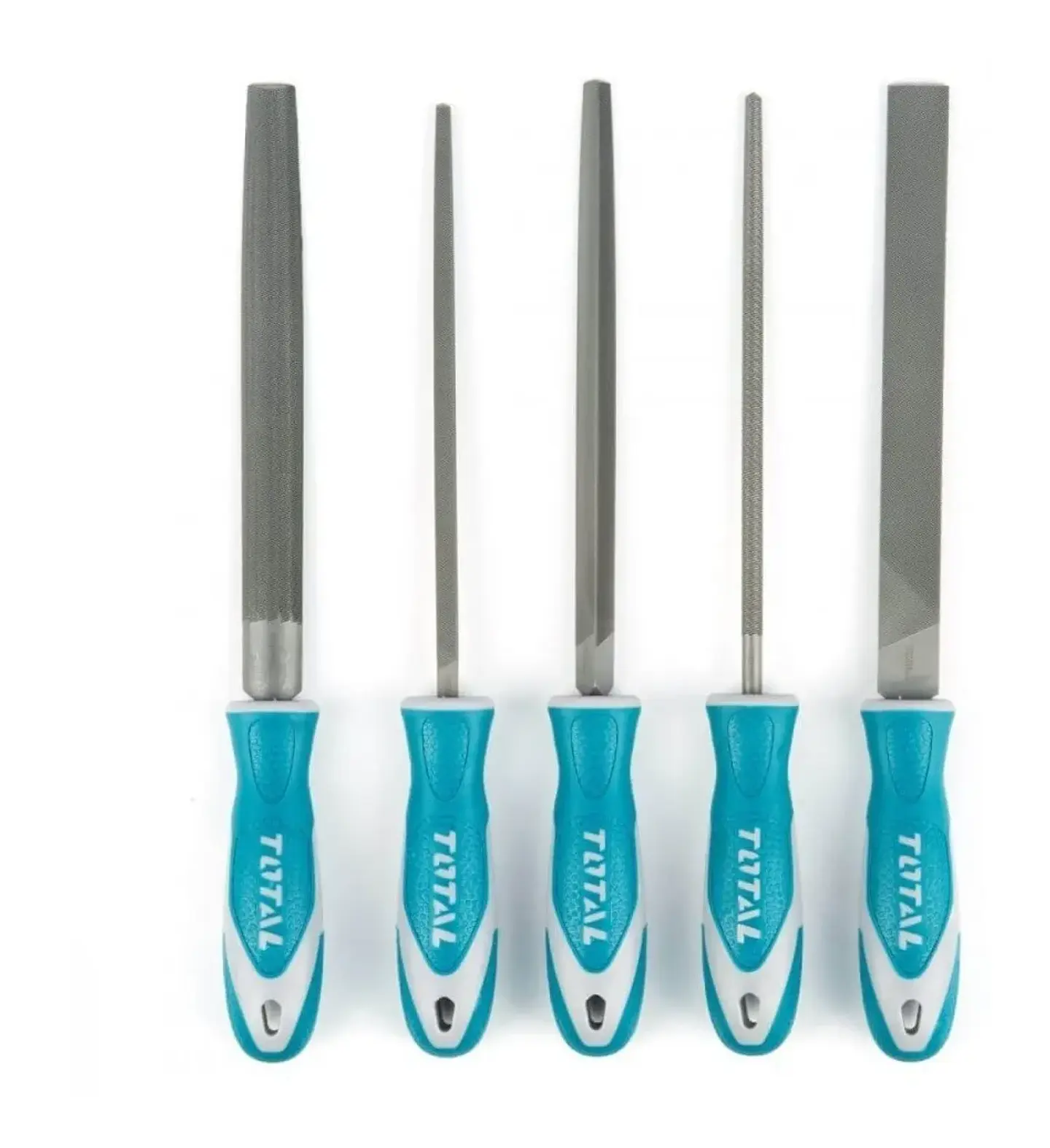 Kit Set Juego De Limas De Acero 5 Piezas 8 Pulgadas Total 3