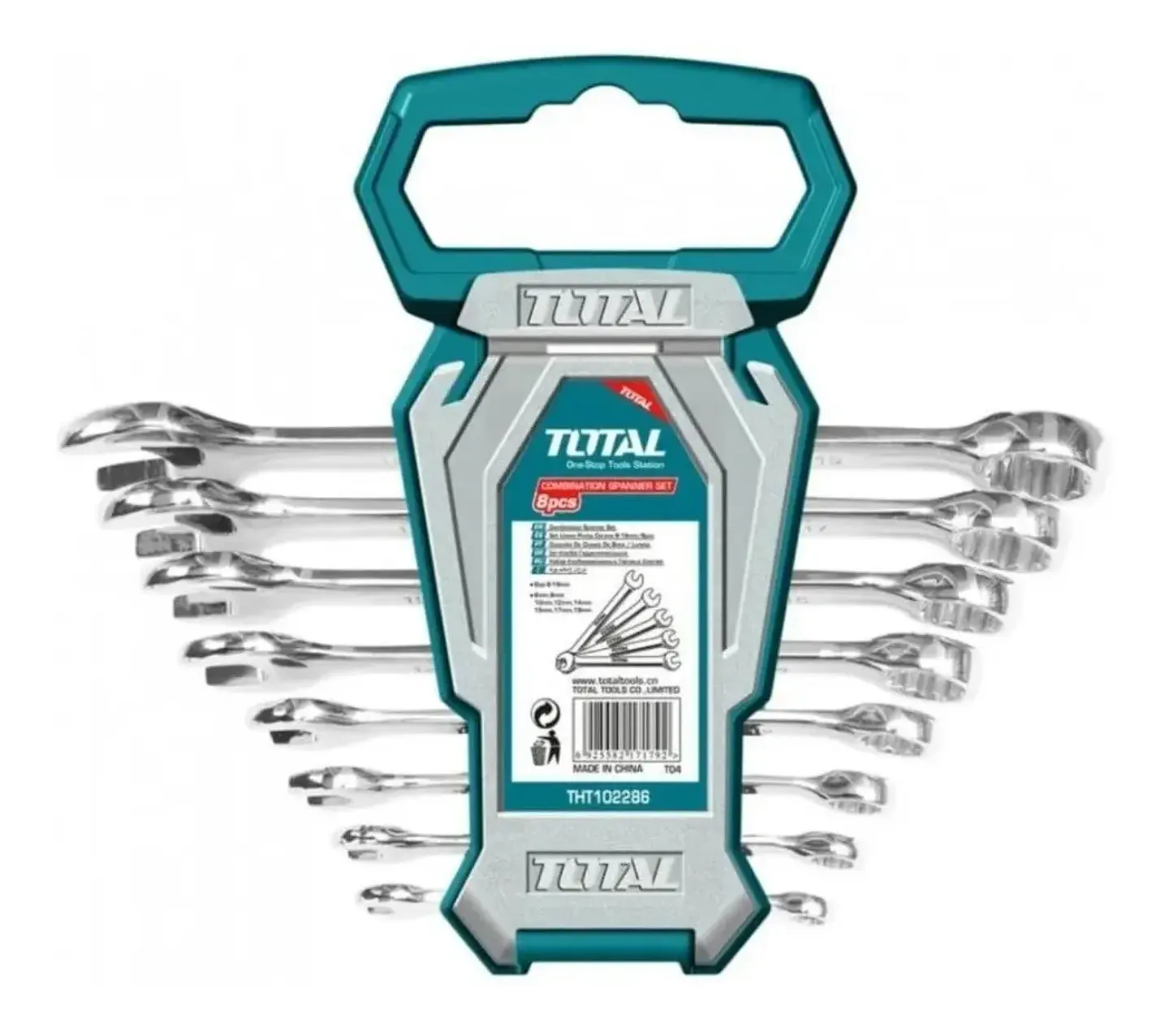 Juego De Llaves Punta Corona 6-19mm 8 Piezas Total THT102286 1