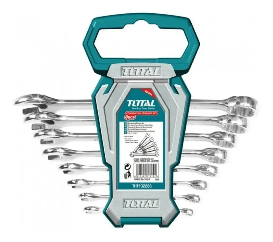 Juego De Llaves Punta Corona 6-19mm 8 Piezas Total THT102286 1
