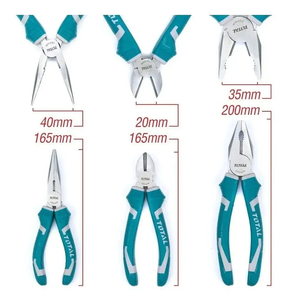 Set De Alicates Universal Combinados 3 Pieza Total Tht1k0301 3