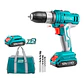Taladro Atornillador Impacto Inalambrico 10mm 12v 2bat Total TIDLI1222 - Miniatura 2