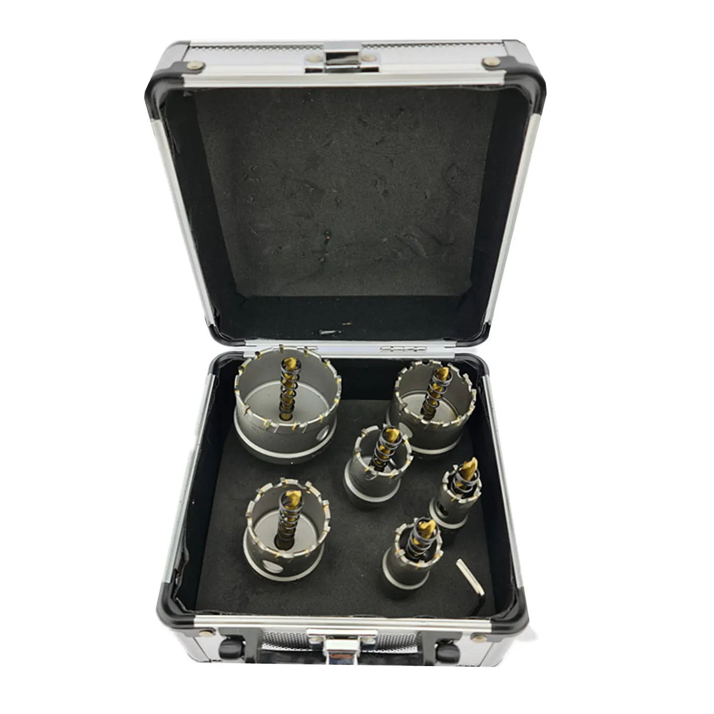 Juego De Brocas Tct Punta De Carburo Para Metal 7 Piezas Tmk 1