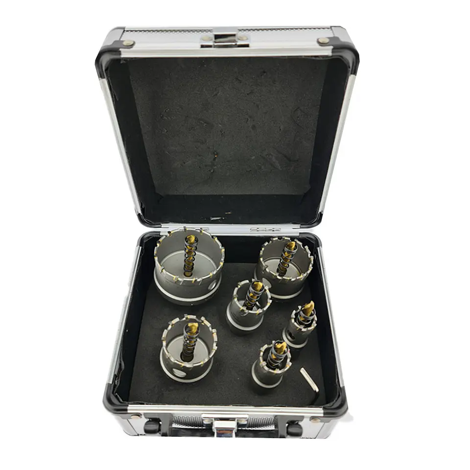 Juego De Brocas Tct Punta De Carburo Para Metal 7 Piezas Tmk 1