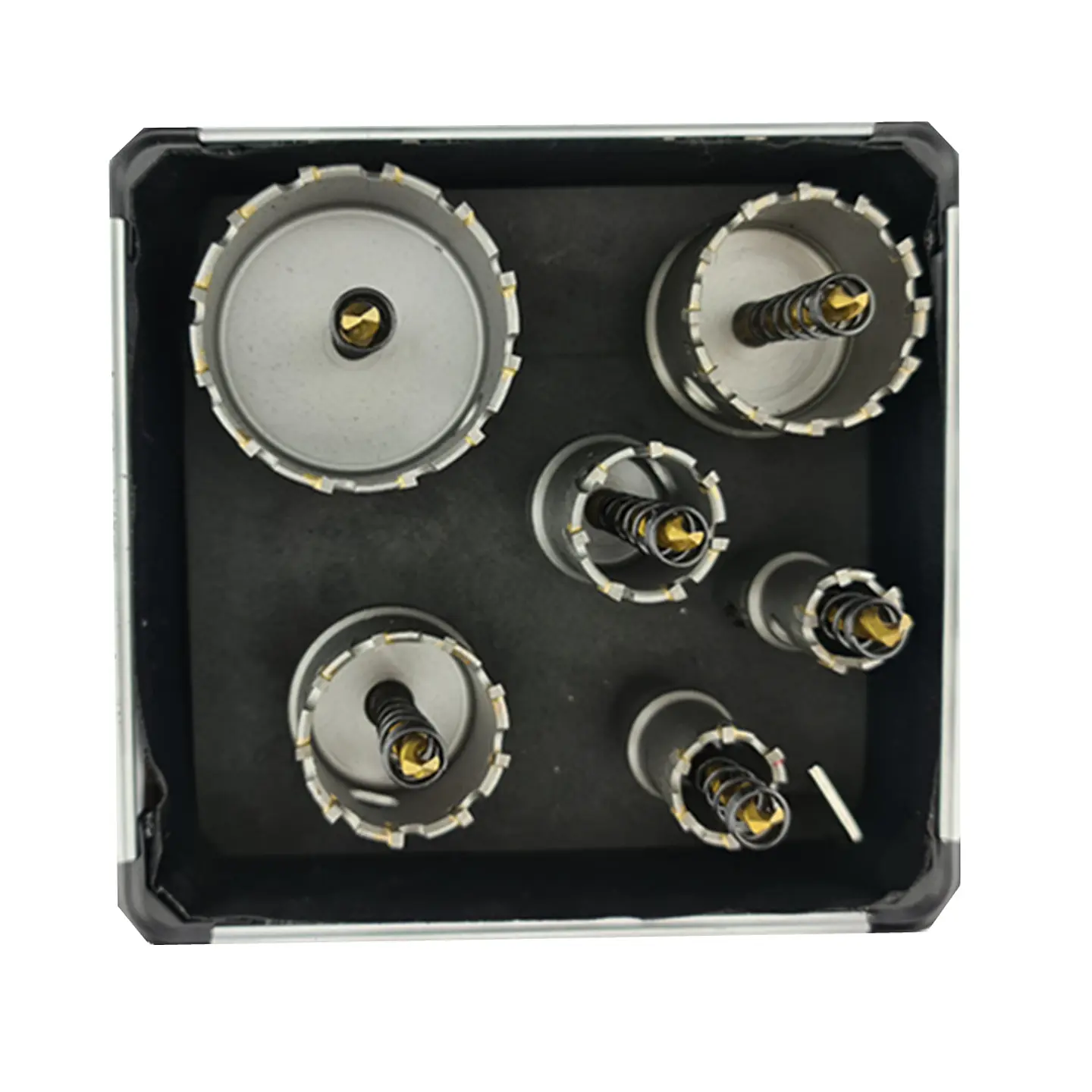 Juego De Brocas Tct Punta De Carburo Para Metal 7 Piezas Tmk 2