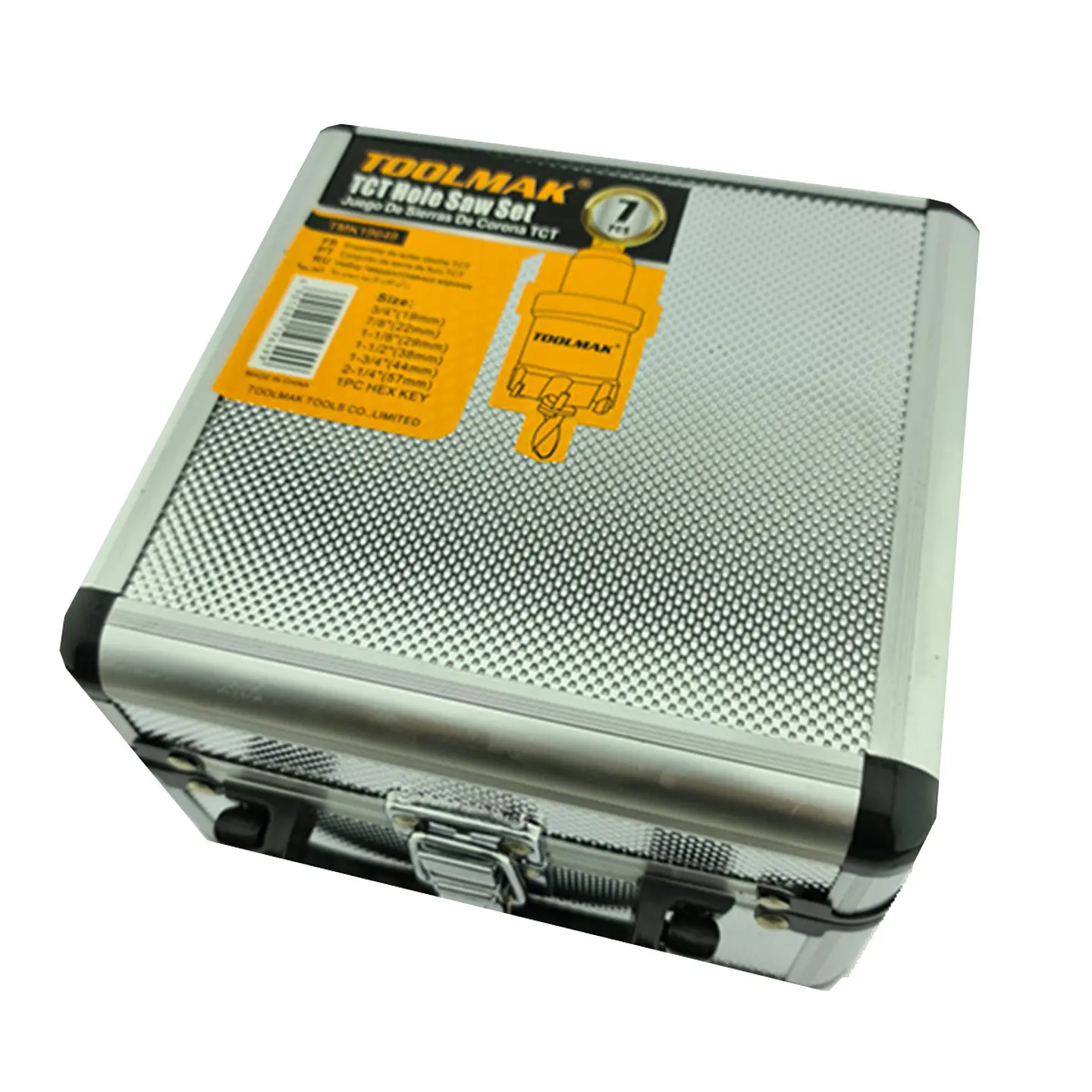 Juego De Brocas Tct Punta De Carburo Para Metal 7 Piezas Tmk 3