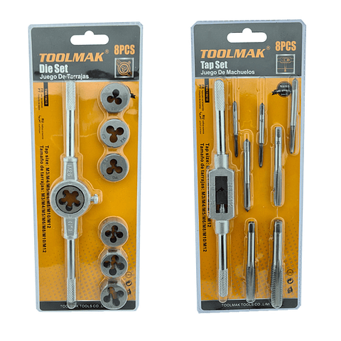 Juego De Terrajas Macho Y Hembra 16 Piezas Toolmak