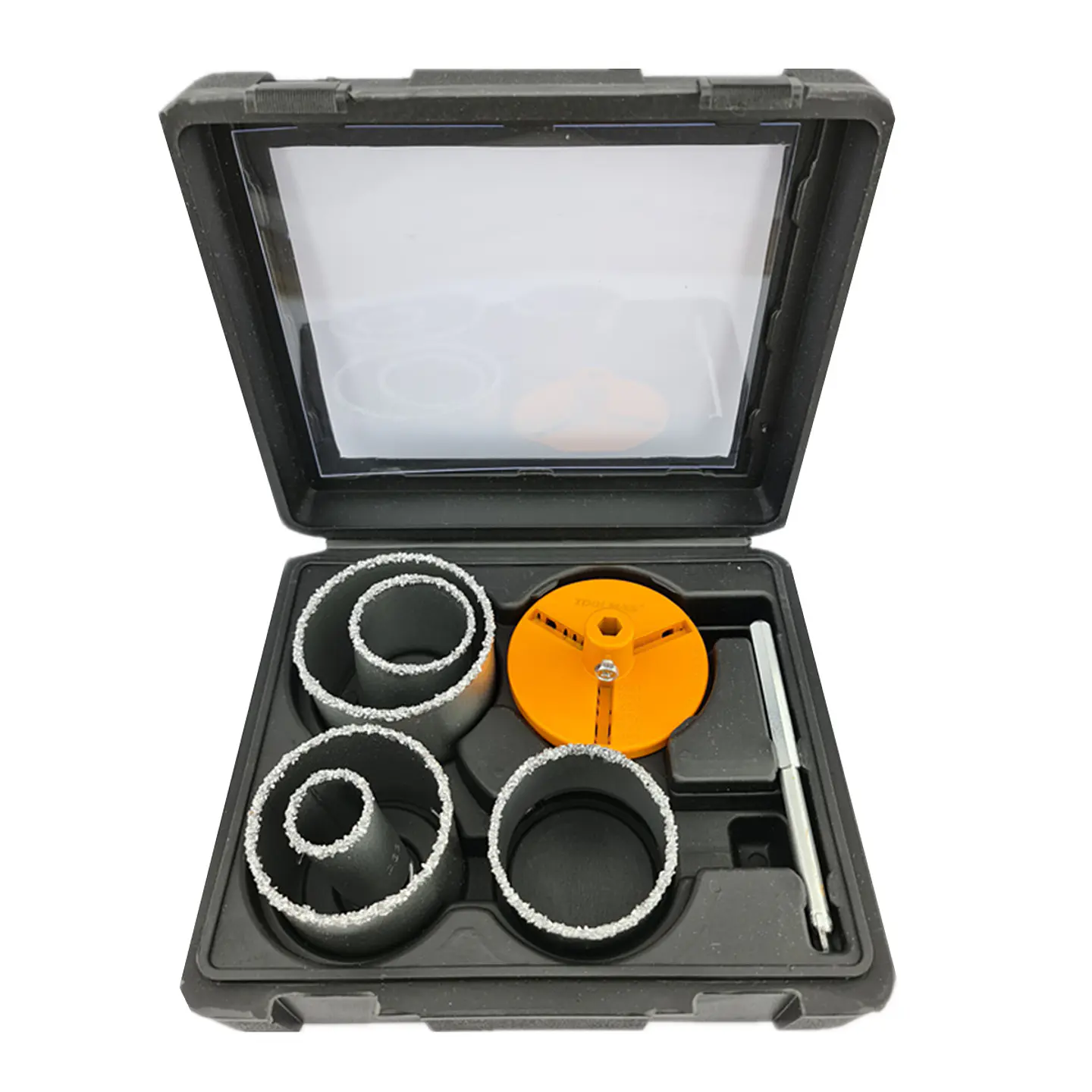 Kit Set Juego Broca Sierra Copa Diamantada 7 Pieza Toolmak 1