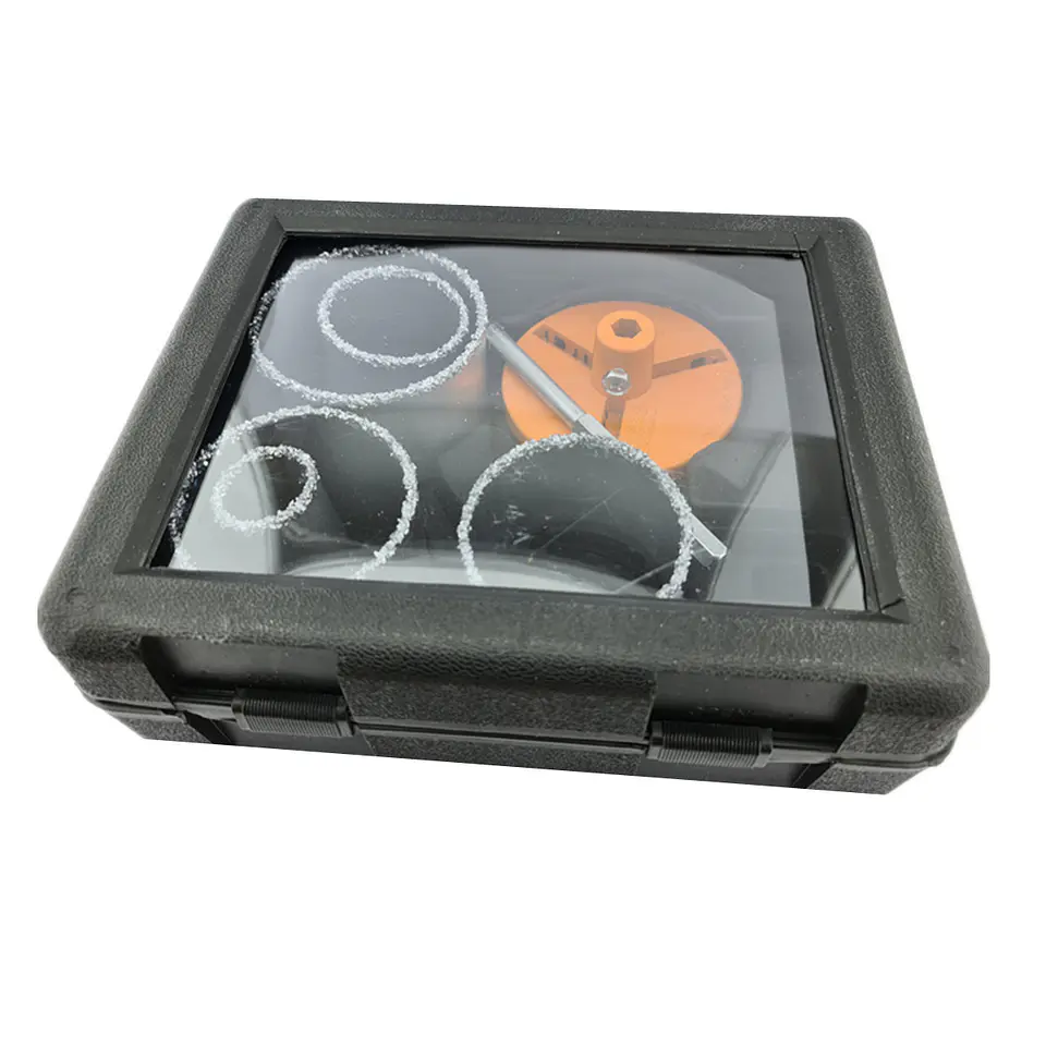 Kit Set Juego Broca Sierra Copa Diamantada 7 Pieza Toolmak 2