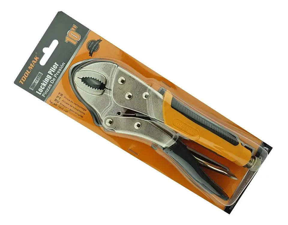 Alicate De Presion Quijada Curva 10 Pulgada Toolmak 2
