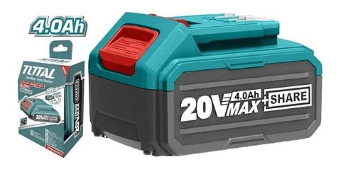 Batería De Litio-ion 20v (4.0ah) Total Tfbli2002