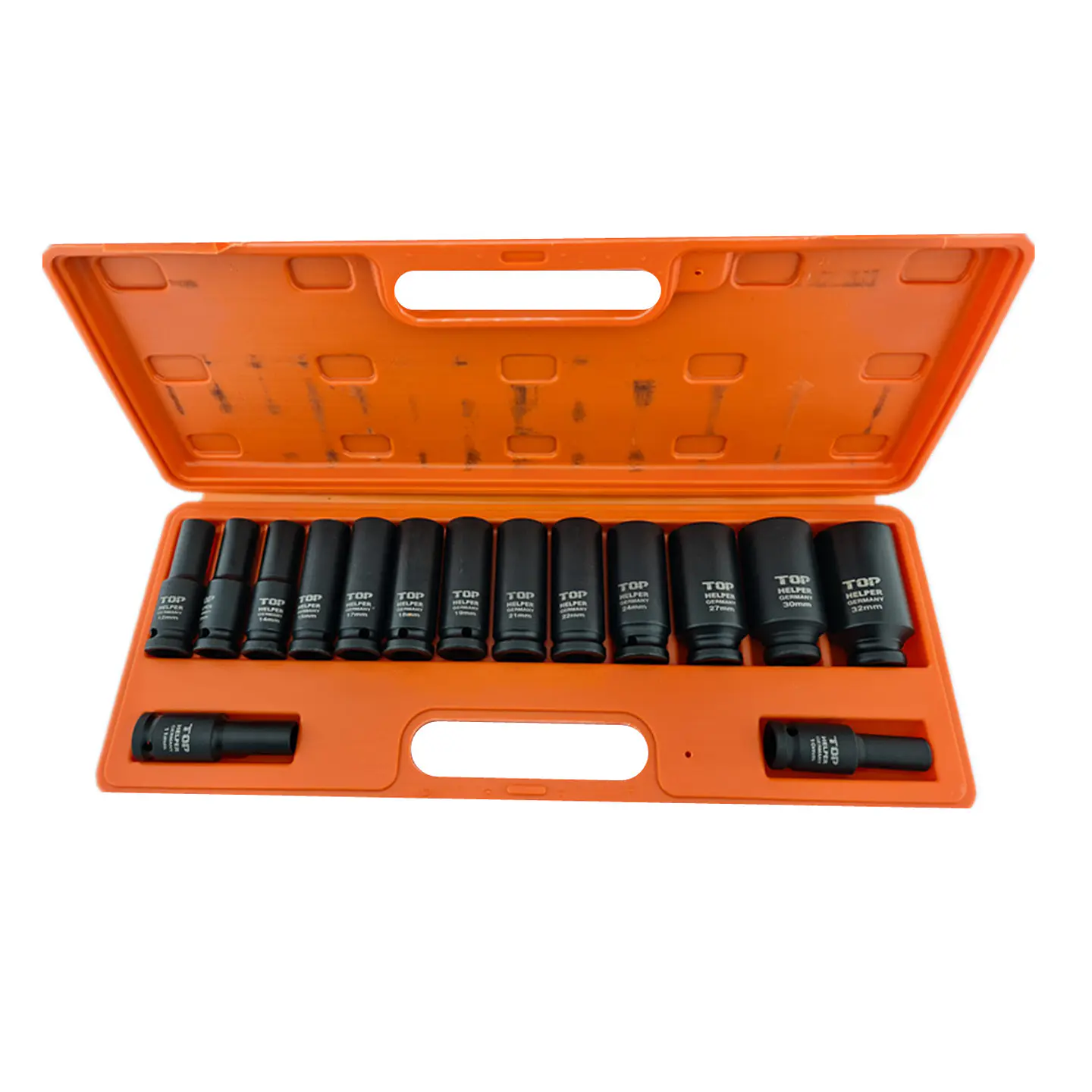 Juego Caja Dados Impacto 1/2 Pulgada 15 Piezas 1