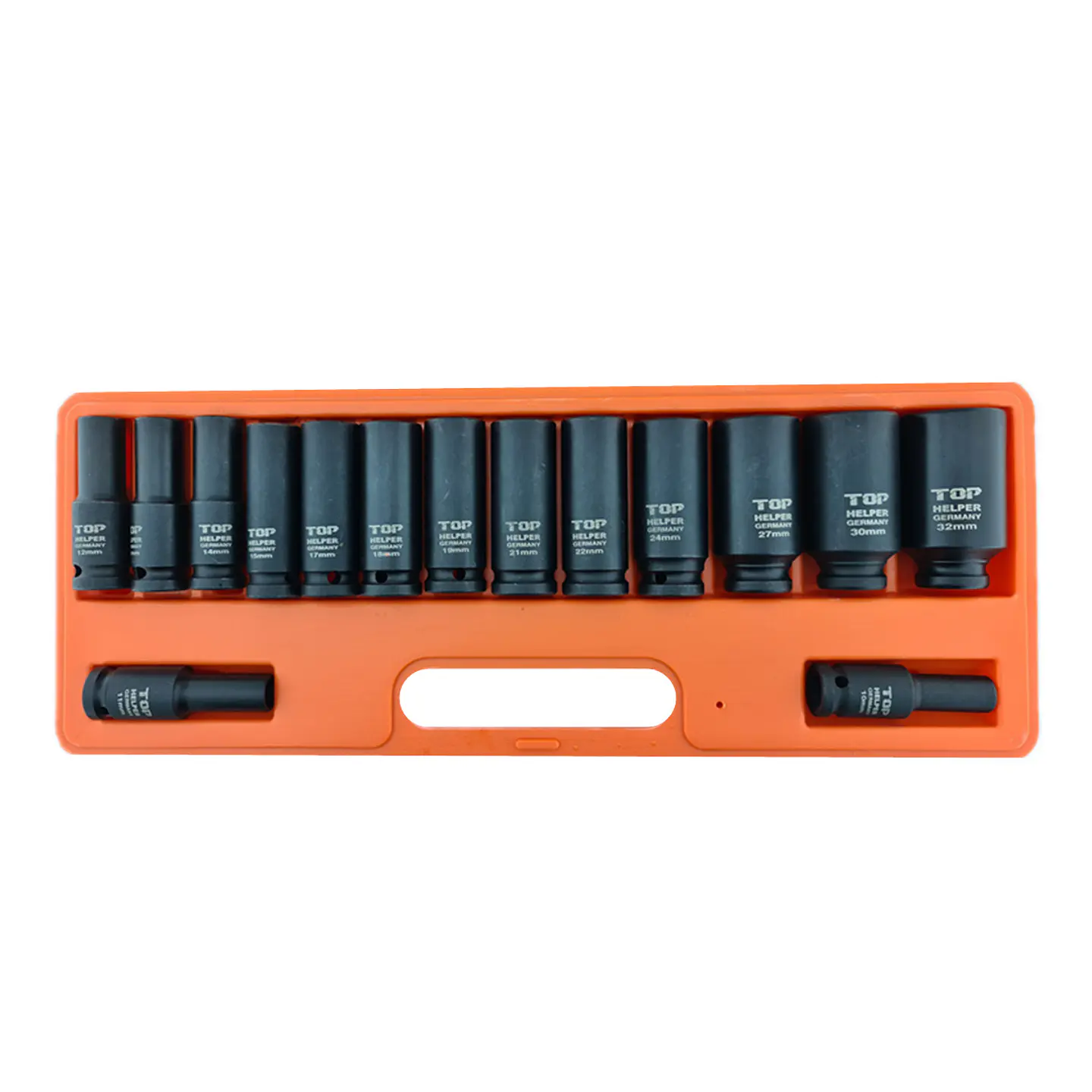 Juego Caja Dados Impacto 1/2 Pulgada 15 Piezas 2