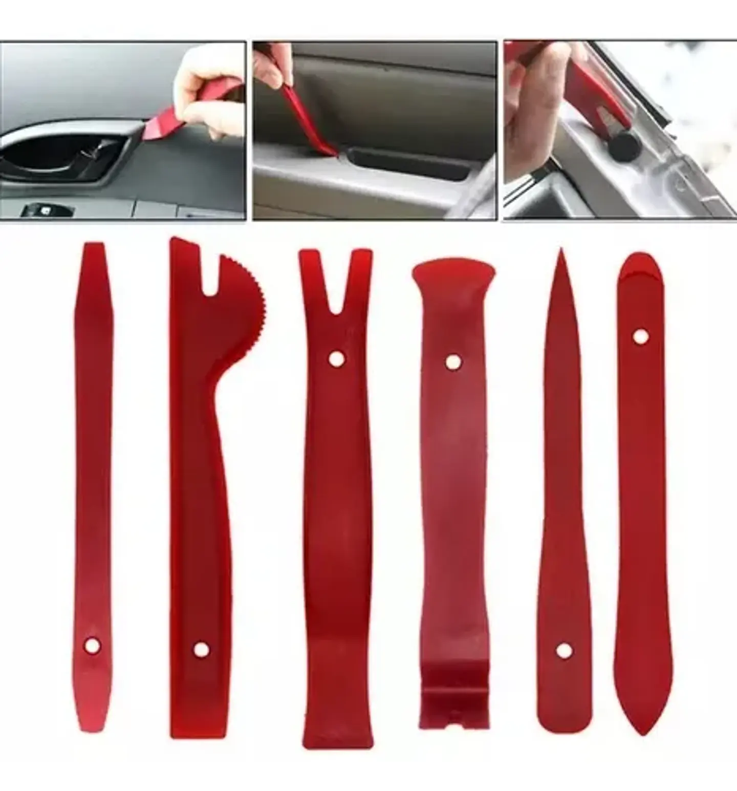 Set Herramienta Extraccion Radio Tablero Panel Puertas 6 Pcs 2