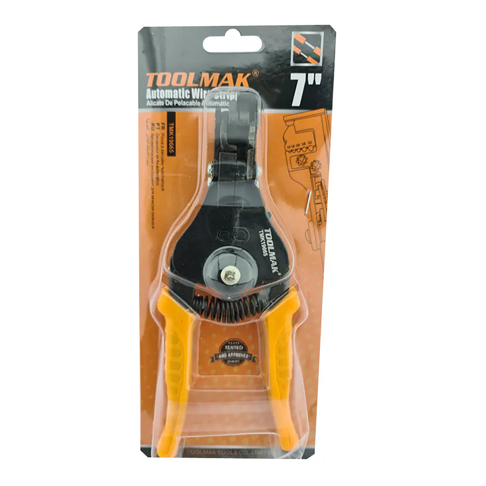 Alicate PelaCable Automatico 7 Pulgadas Toolmak 2