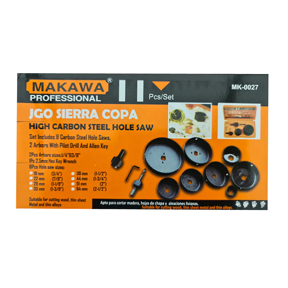 Juego De Hoja De Sierra Copas 11 Piezas Makawa 3