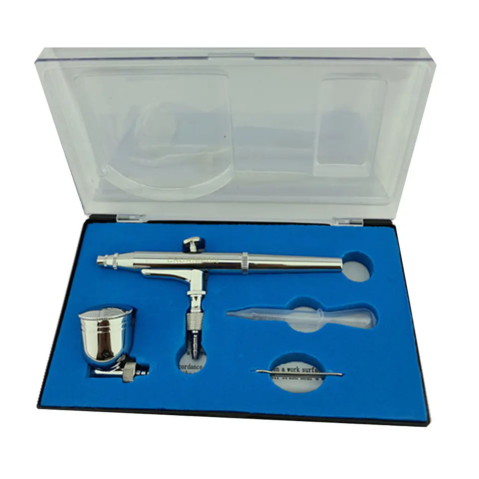 Pistola Para Pintar Aerografo Calibre 0.3mm Crownman 1