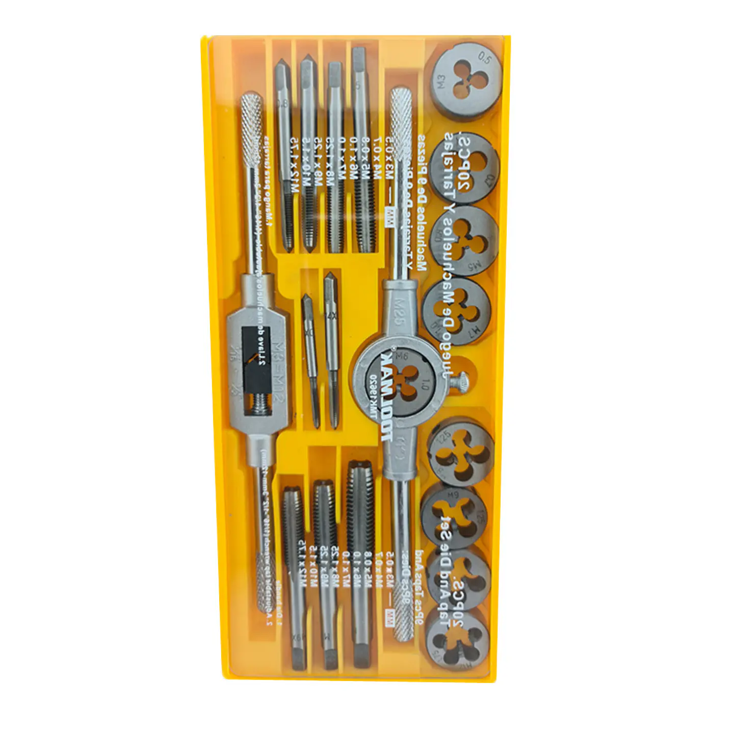 Set Kit Juego De Terrajas Macho Y Hembra 20 Piezas Toolmak 1